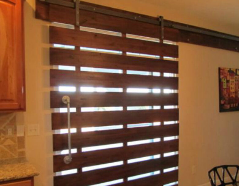Modern Take on the Barn Door Look