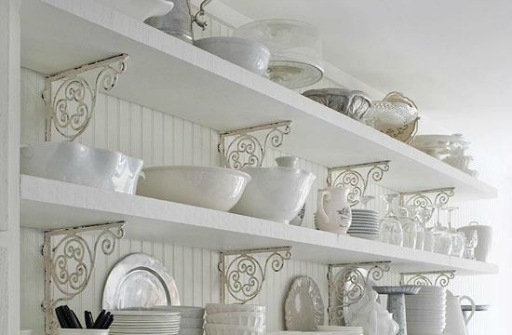 Open Shelves in the Kitchen