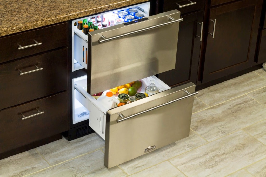 kitchen design refrigerator drawers