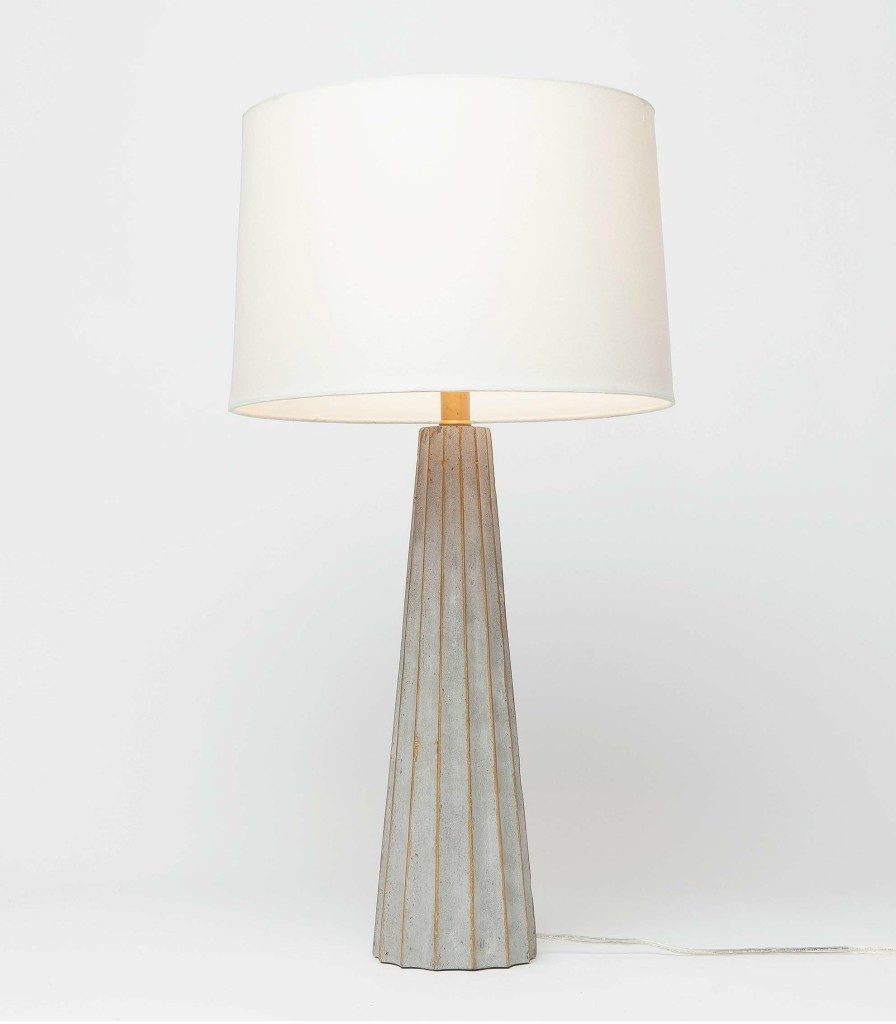 Interior Decorating with concrete lamp