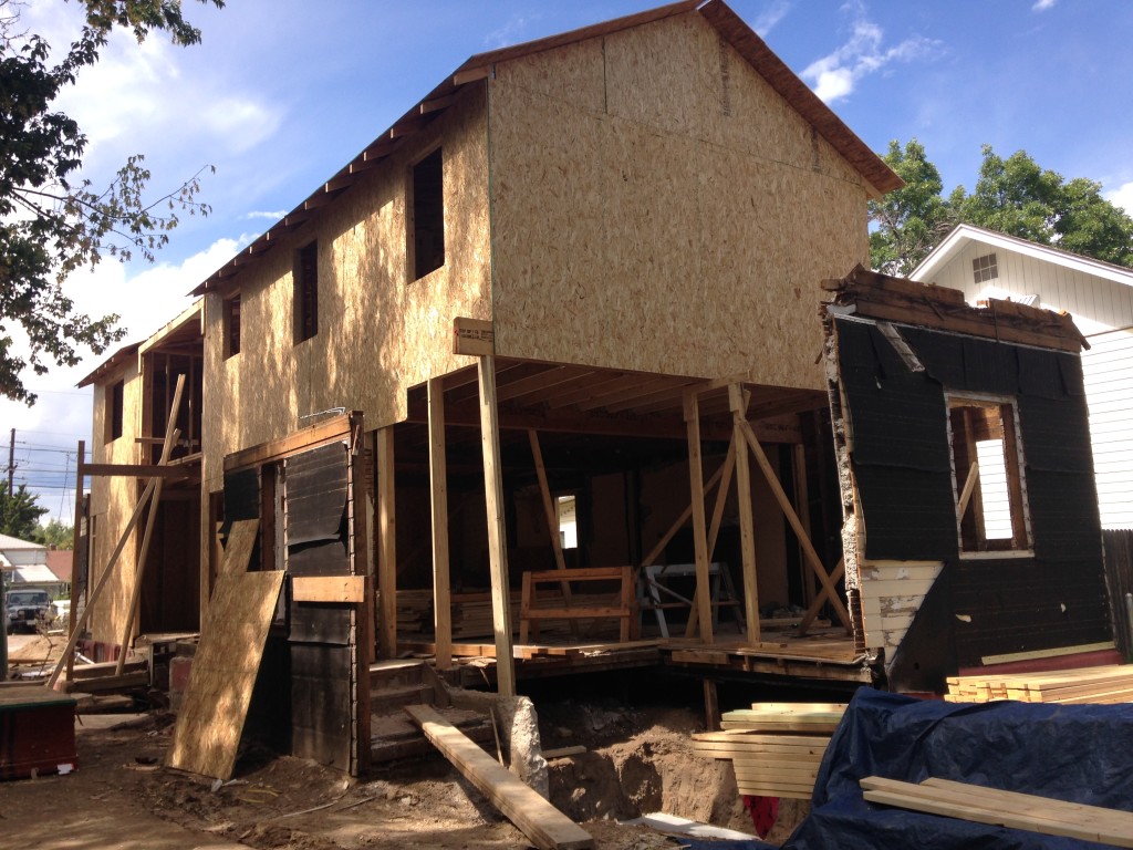 Denver home remodel in progress