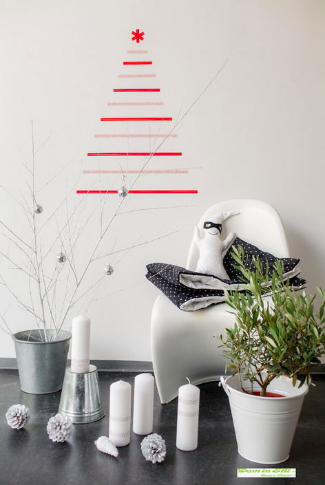minimalist holiday interior decorating