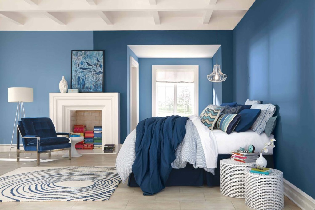 interior design trend decorating with blue
