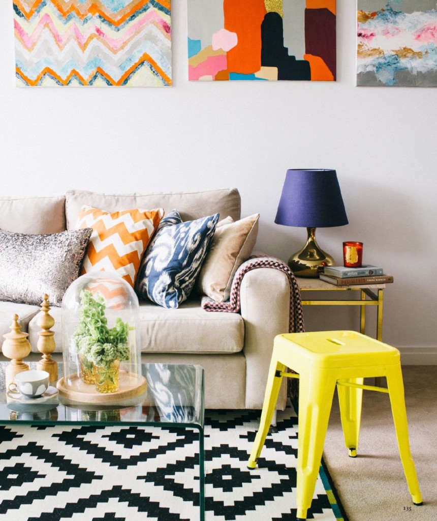 interior design trend mix and match bold patterns and colors