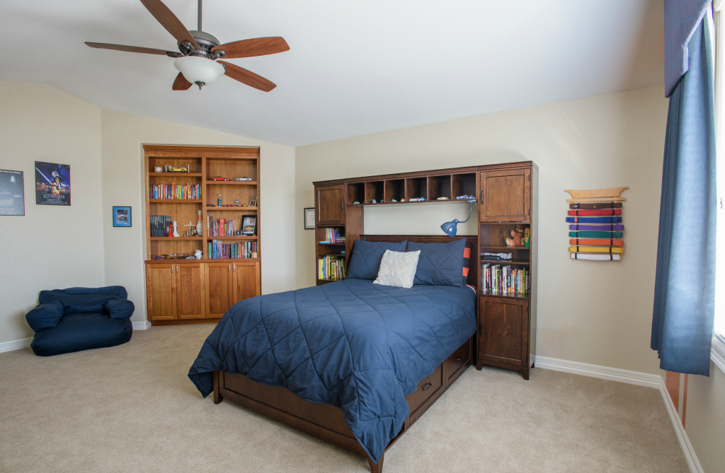 Boulder County Bedroom with built in storage