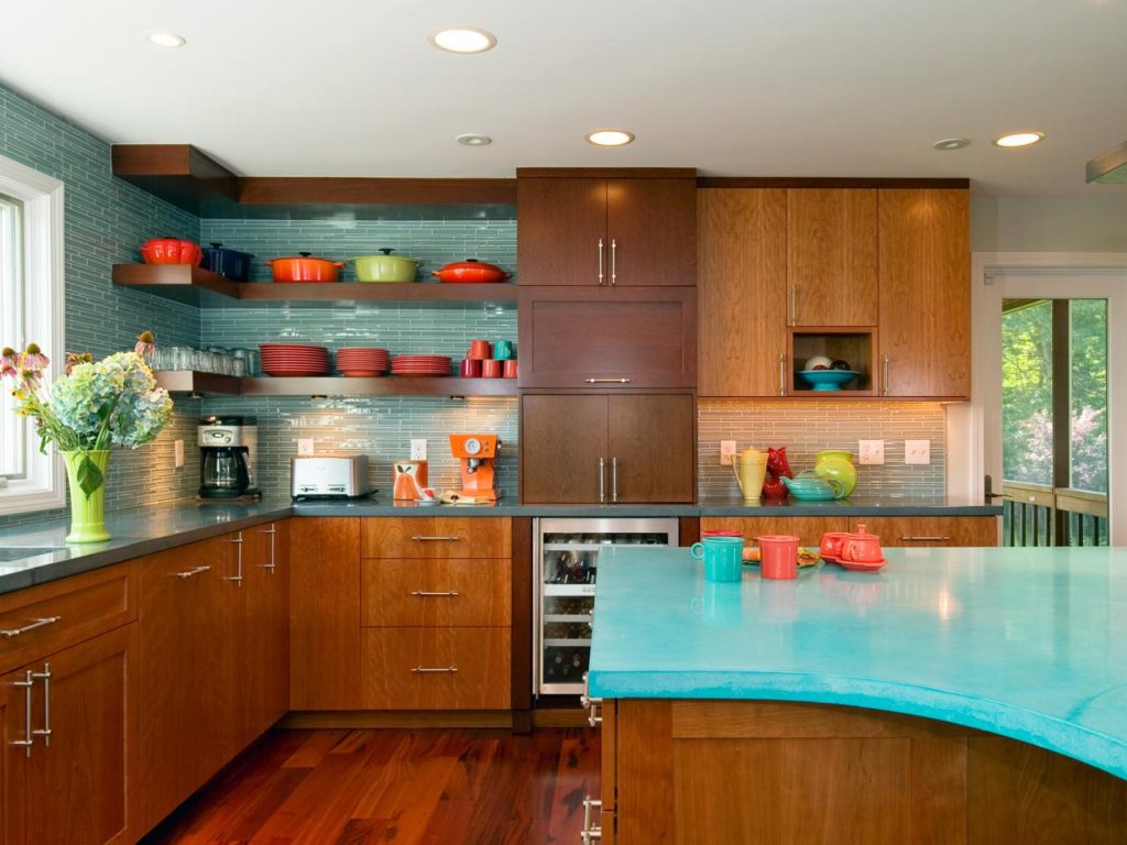 midcentury modern kitchen