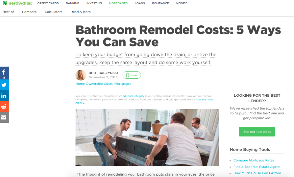 Bathroom Remodel Costs