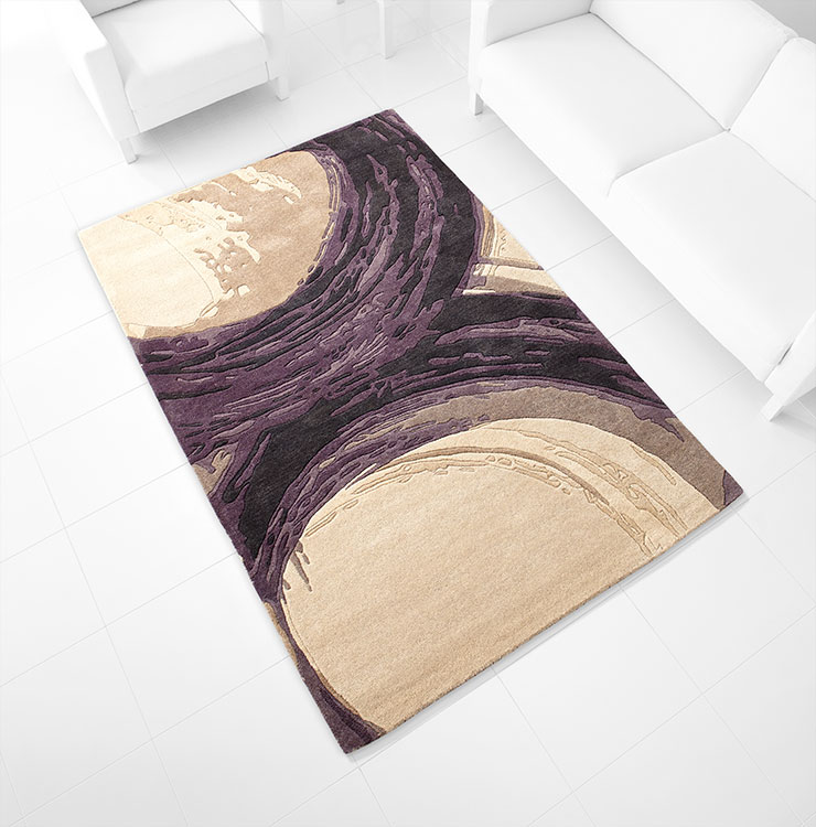 purple rug