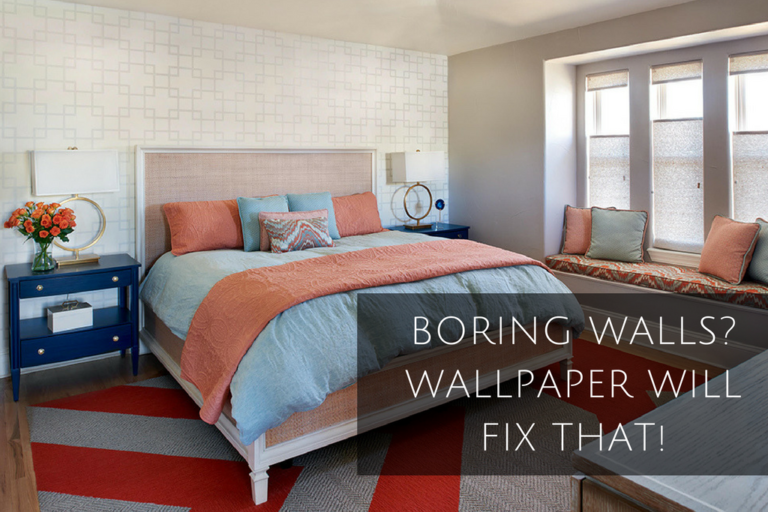 Boring Walls? Wallpaper Will Fix That! Denver Interior Design Beautiful Habitat