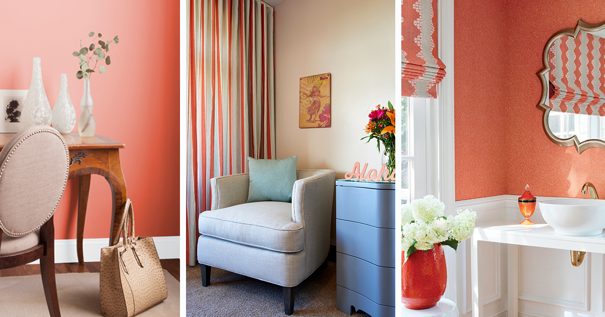 Picking a Color Palette: Living Coral - Denver Interior Design ...