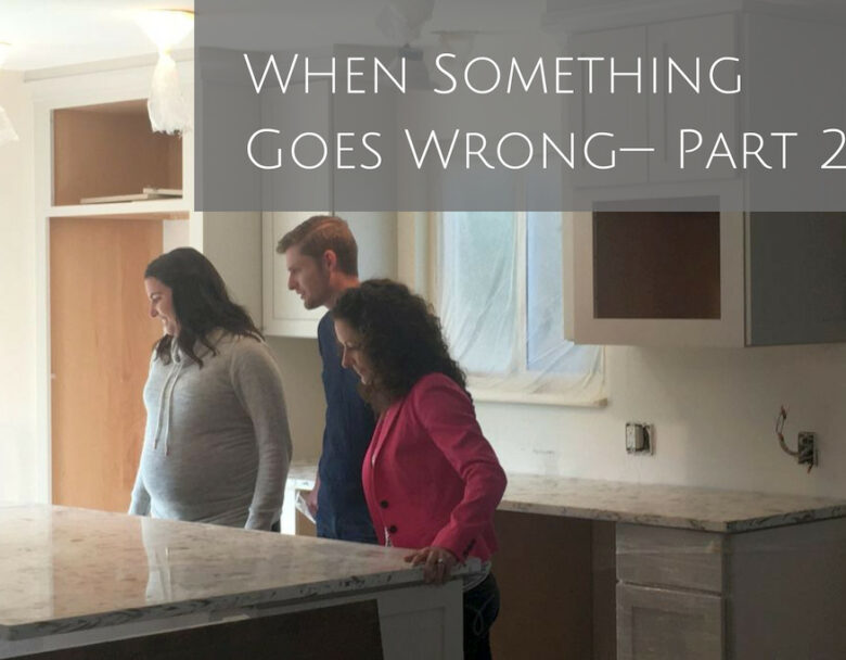 When Something Goes Wrong on a Project, Part 2