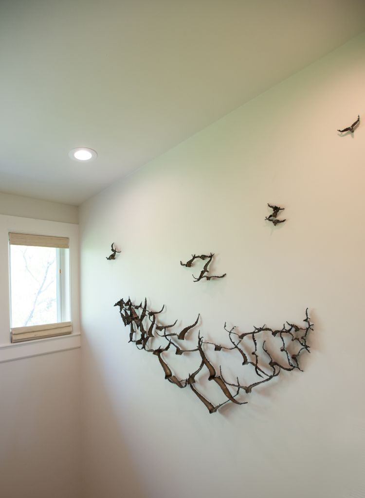 Modern Metal Wall art - flock of birds