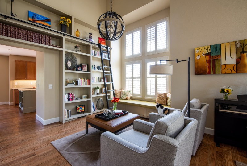 Home Library Interior Design Denver CO