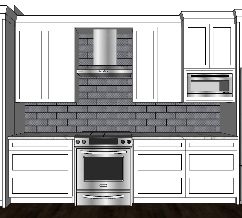 3D rendering for Kitchen Remodels in Denver Boulder CO