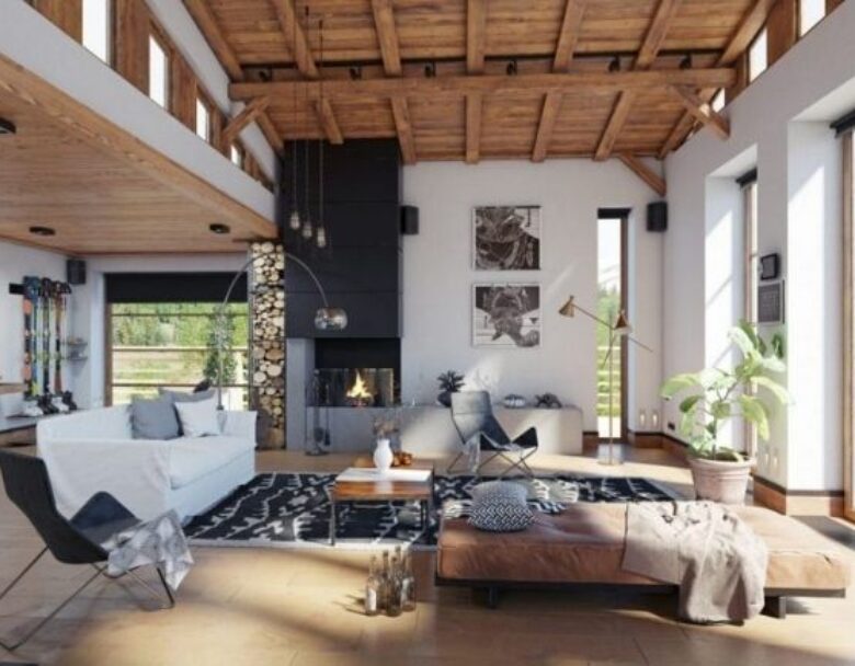 Mountain Modern Living Rooms