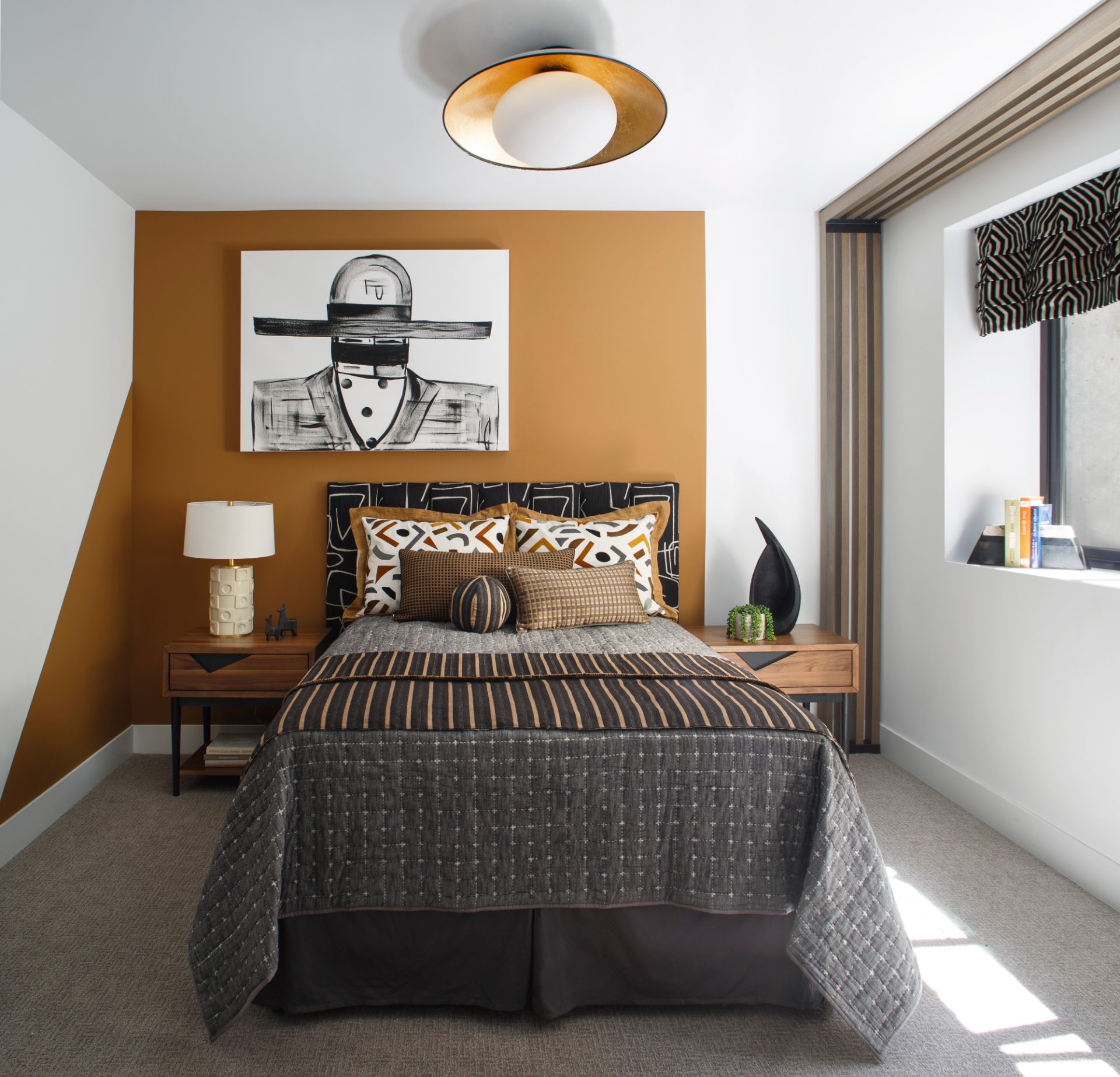 Modern bedroom design Denver Colorado Designer Showhouse