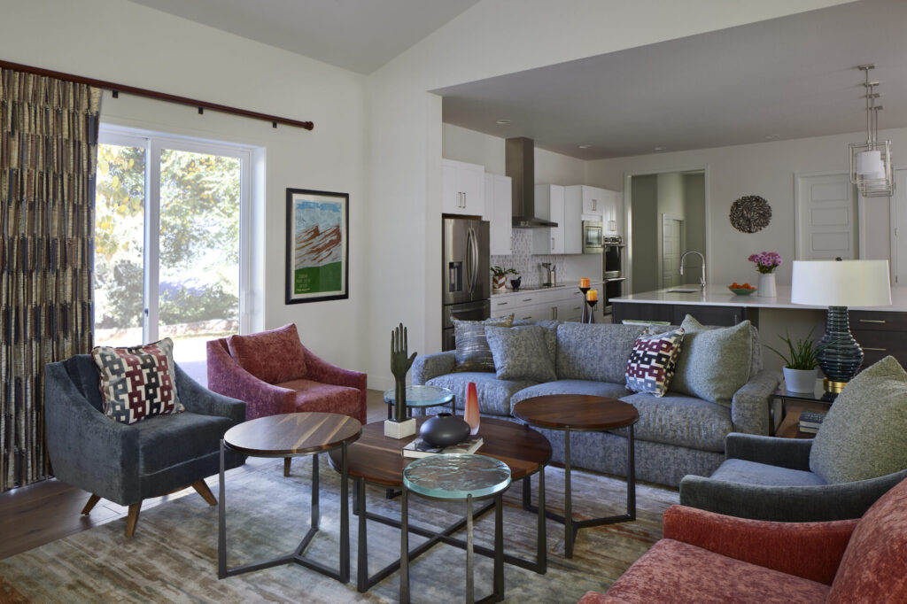 Family Friendly Living Room Design, City Park Denver