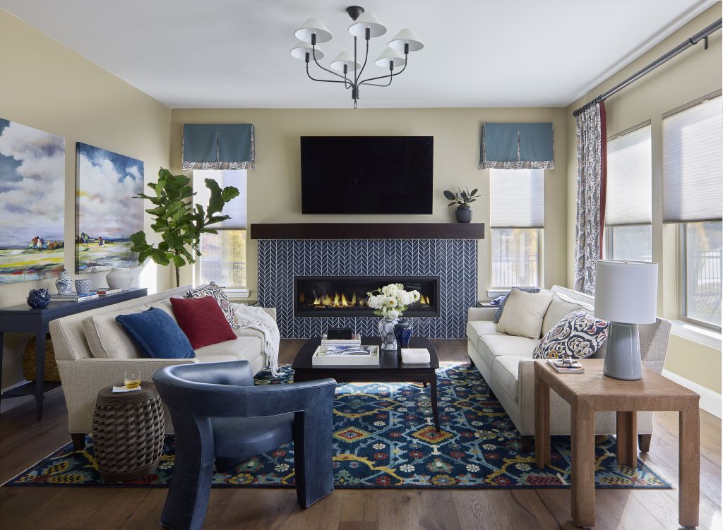 Family Room Interior Design Lone Tree Colorado