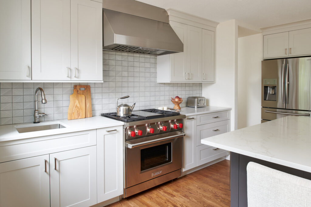 36 inch Wolf Range in Kitchen Remodel, Denver Colorado